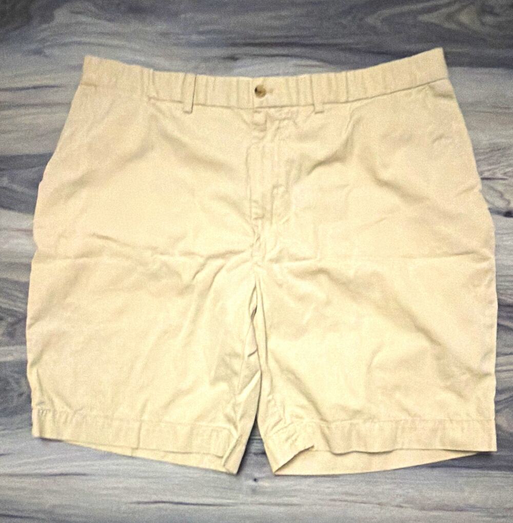 Polo Golf Ralph Lauren Men’s 40 Khaki Golf Shorts 9” Inseam Tartan Crest